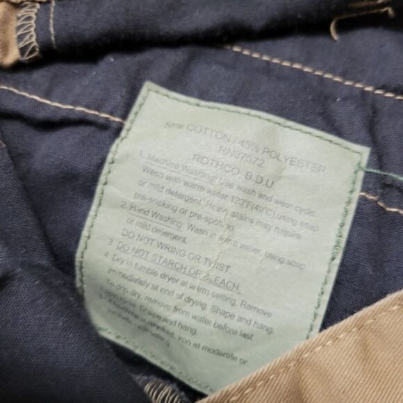 Rothco Pants Size Small W29"xL31" Cargo Pants Tapered Leg Pants Button Fly Pants - Picture 10 of 10